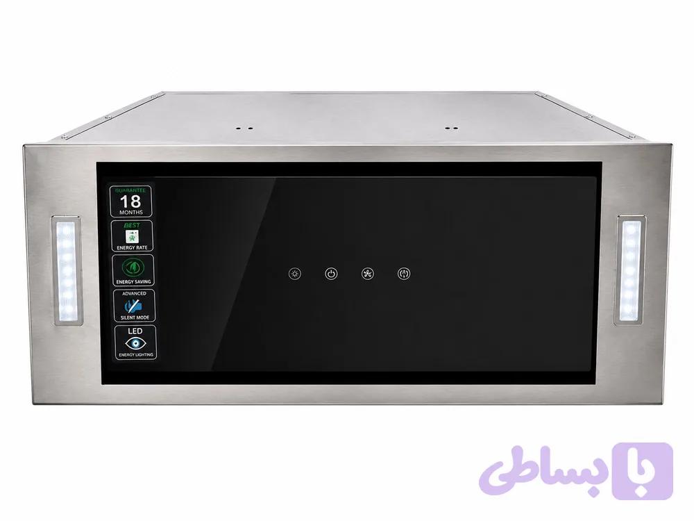 هود مخفی کف شیشه پنل استیل Techno مدل H205