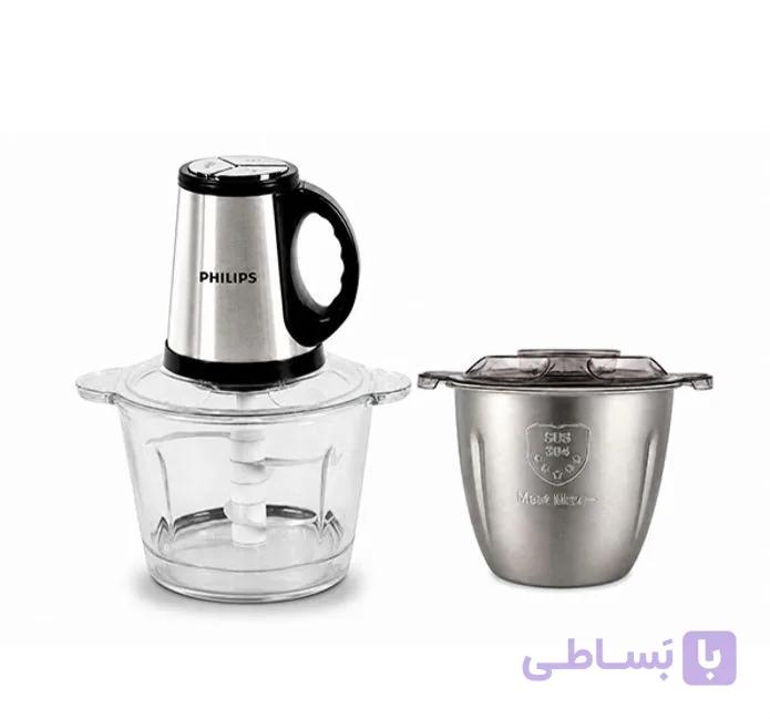 خرد کن دو کاسه PHILIPS با سیر پوست کن۳۰۰۰ وات