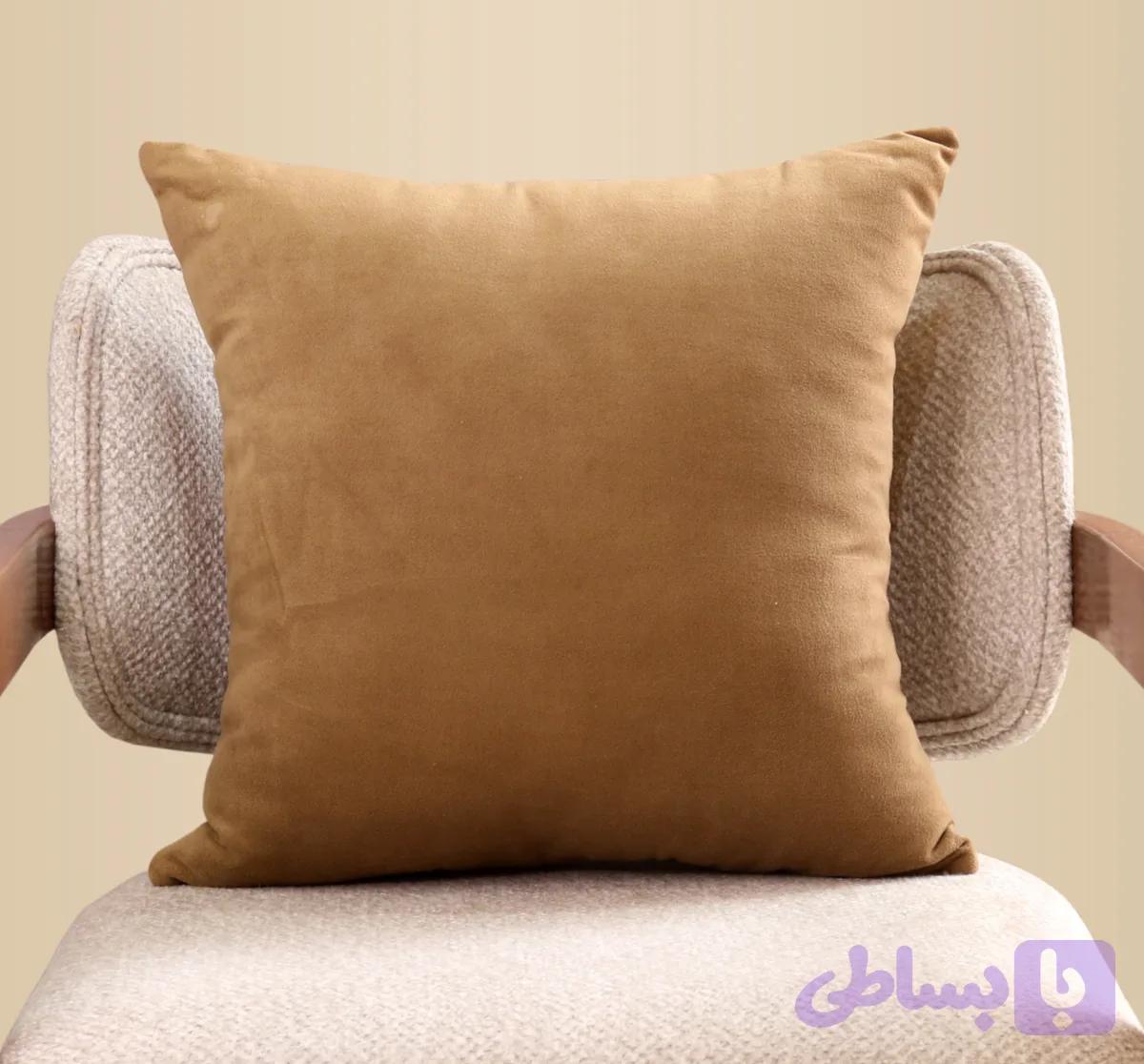 کاور کوسن رنگ طیف قهوه ای