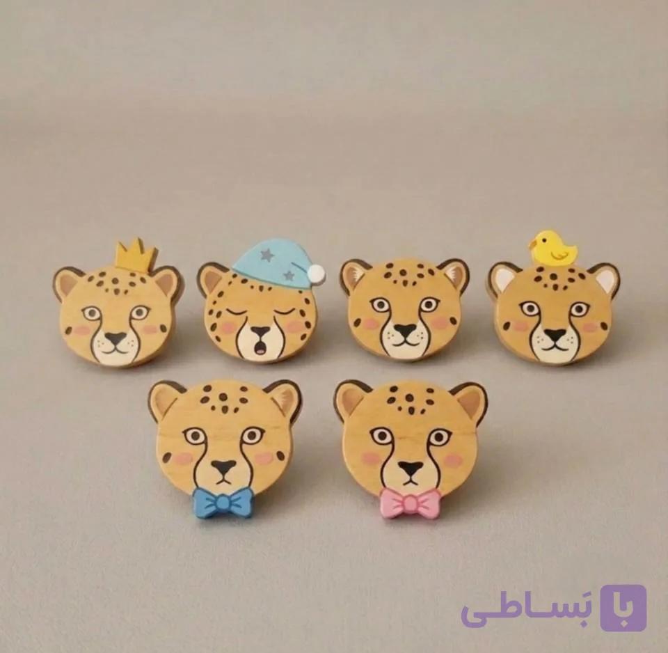 دستگیره چوبی یوزپلنگ — تصویر 1