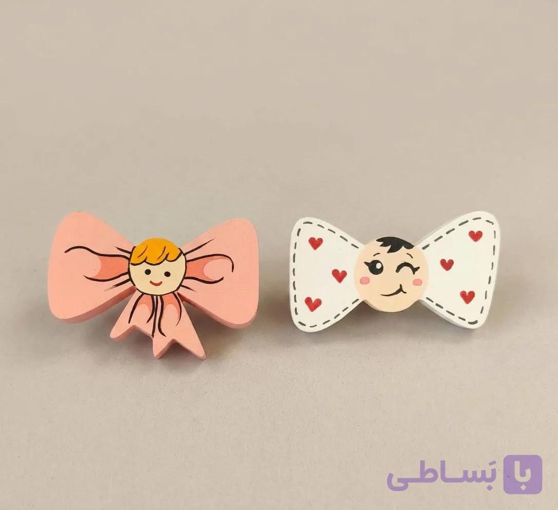 دستگیره چوبی پاپیونی — تصویر 1
