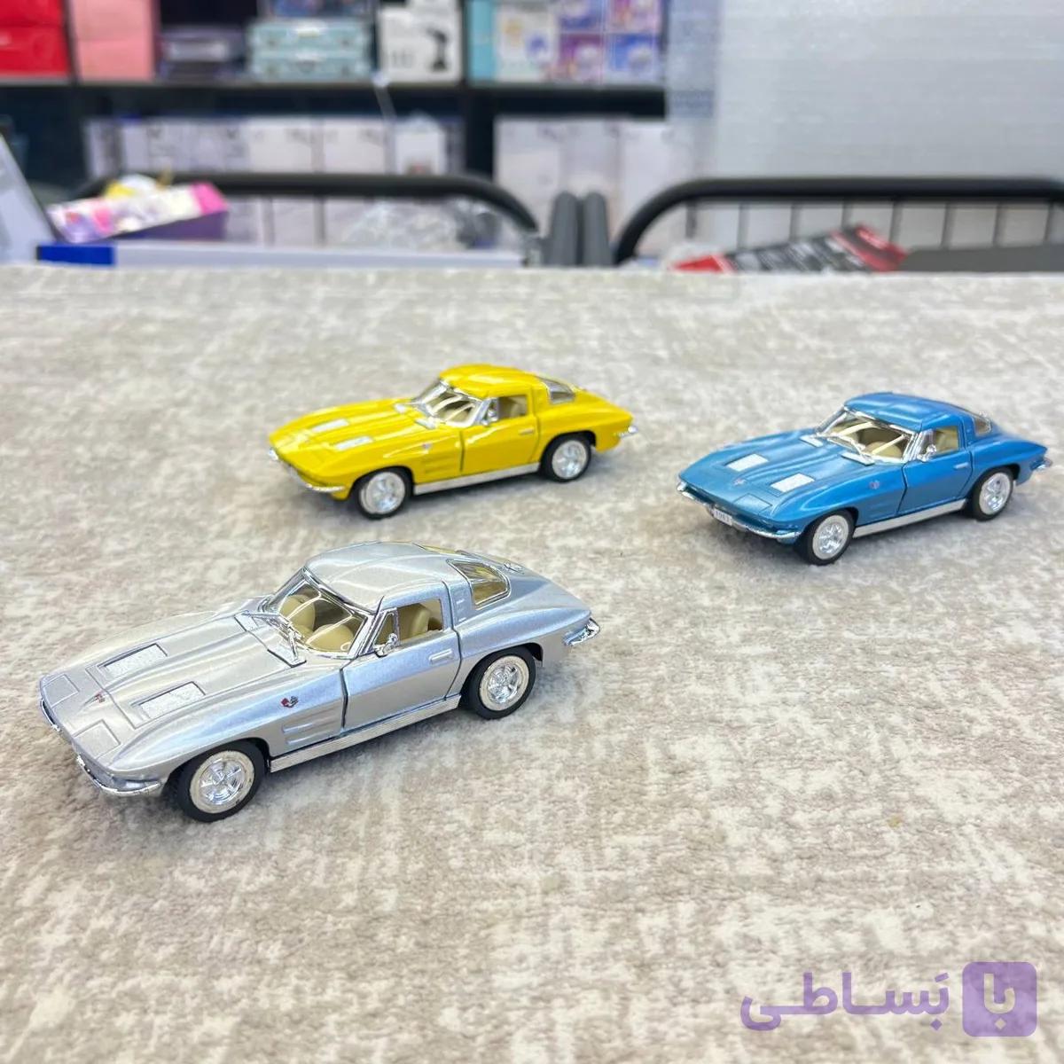ماکت ماشین Chevrolet Corvette Sting RAY سایز کوچک