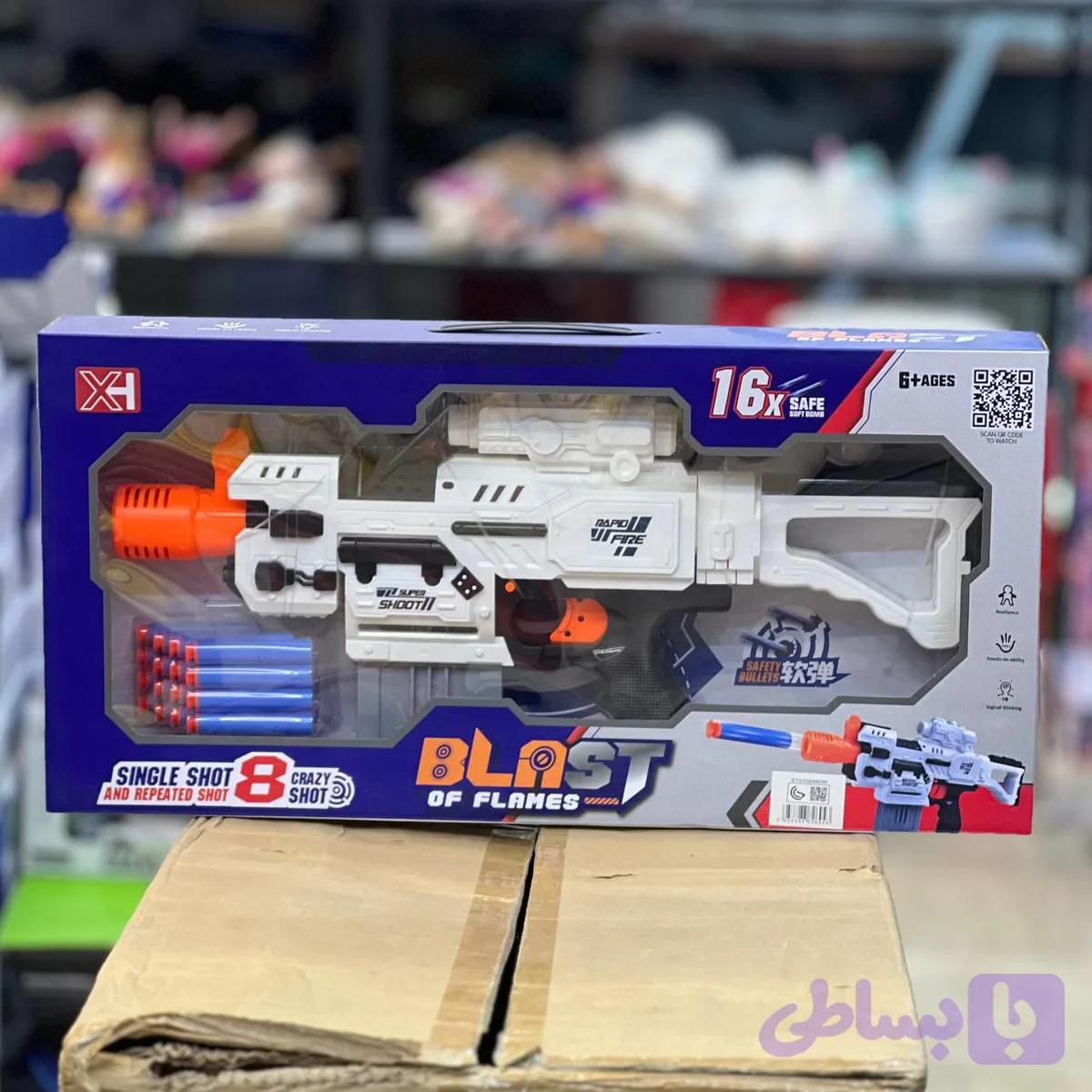 تفنگ تیر اسفنجی (کد 8KWOI) — تصویر 1