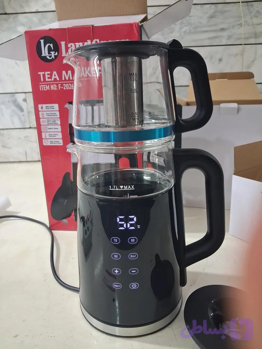 چای ساز لمسی دیجیتال لندگرین مدل ۲۰۲۶ با ۱۸ ماه گارانتی شرکتی — تصویر 1