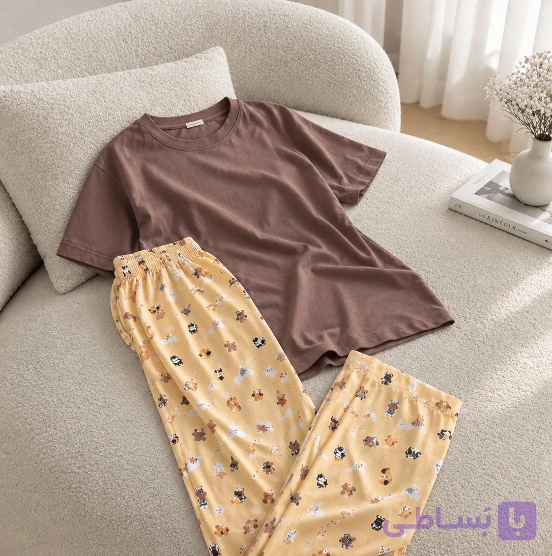 تیشرت شلوار عروسکی طرح ببعی