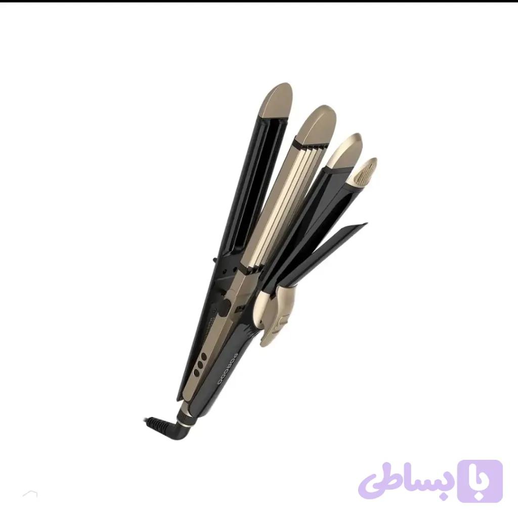 اتو مو و حالت دهنده‌ حرفه ای پورودو Porodo اصل مدل LFST109 چند کاره — تصویر 1
