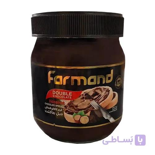 کرم کاکائو دبل چاکلت فرمند ۳۳۰ گرمی – 6 عدد در کارتن عمده