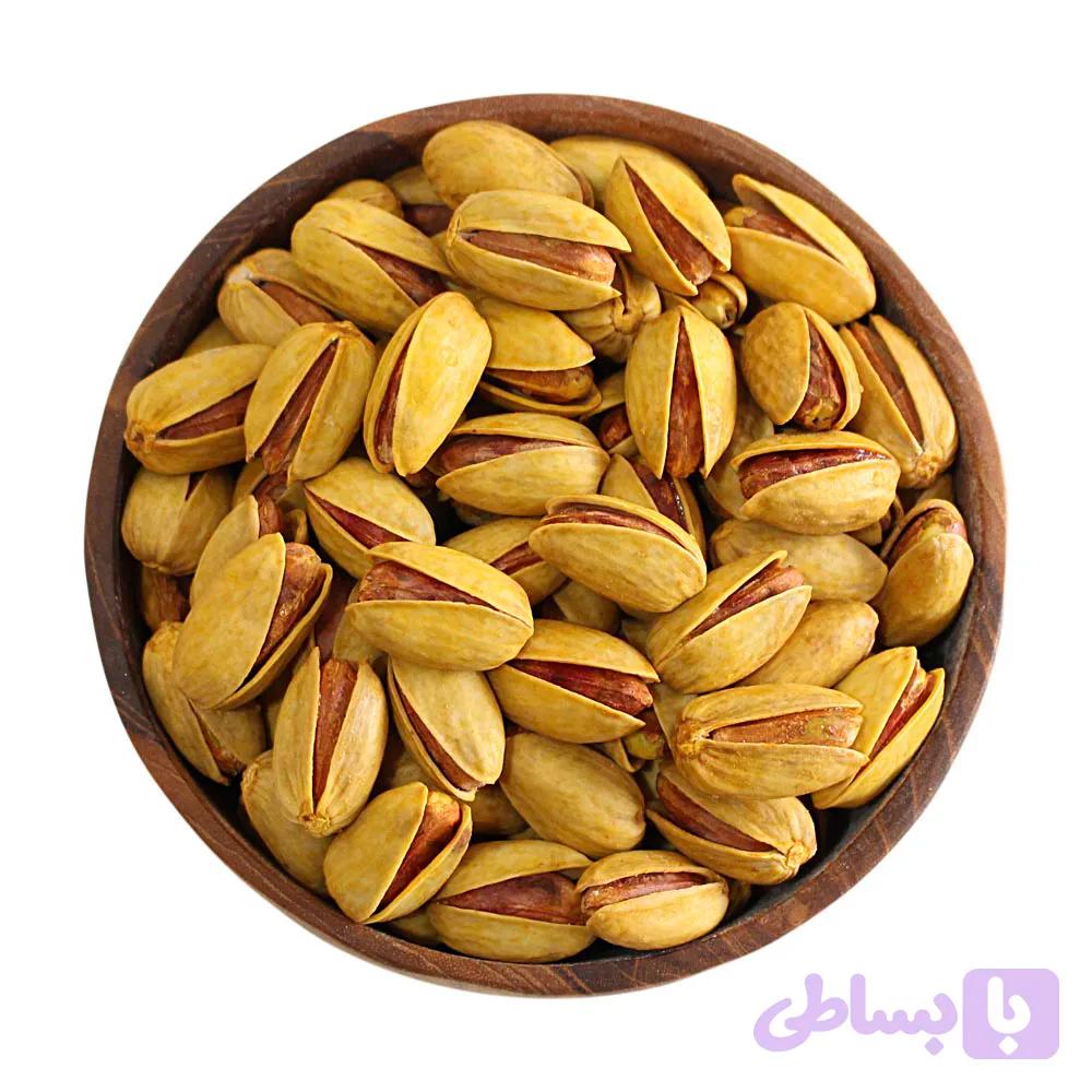 پسته بادامی شور زعفرانی دستچین