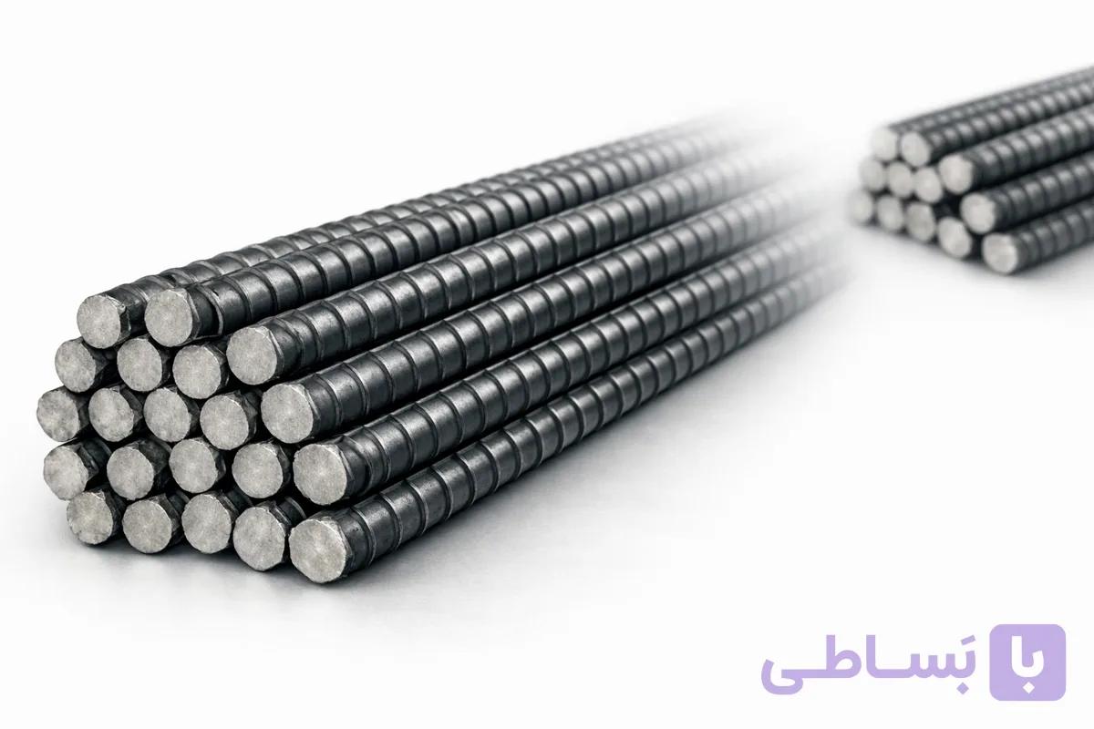 میلگرد آجدار سایز 14 کارخانه ذوب آهن