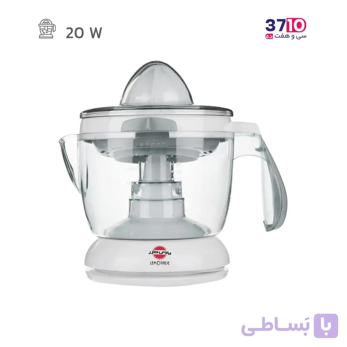 آب مرکبات گیری پارس خزر ParsKhazar مدل لیموناد CJ-1002P طوسی 20 وات — تصویر 1