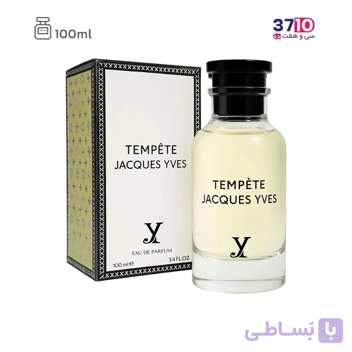 ادوپرفیوم تمپت ژاک ایو فراگرنس ورد TEMPETE JACQUES YVES حجم 100میلی لیتر — تصویر 1