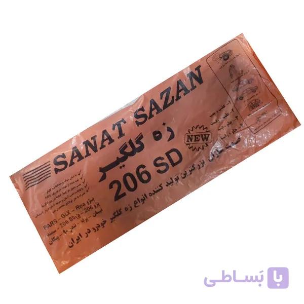 زه گلگیر صنعت سازان مدل peugeot206sd مناسب برای خودرو 206sd