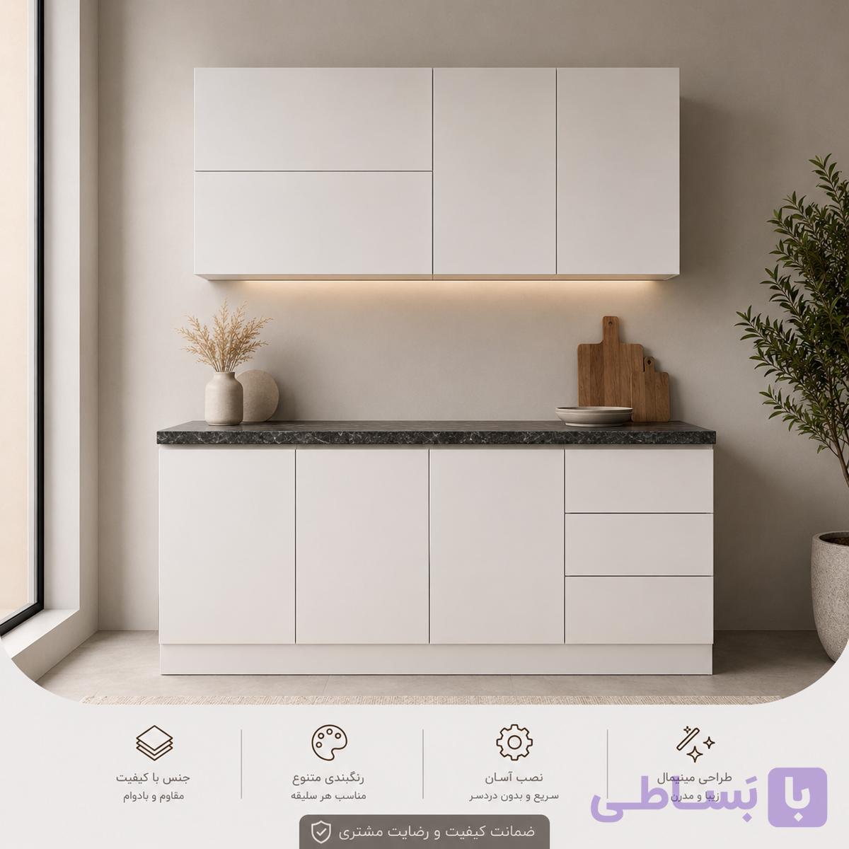 کابینت آشپزخانه آماده MDF — تصویر 1