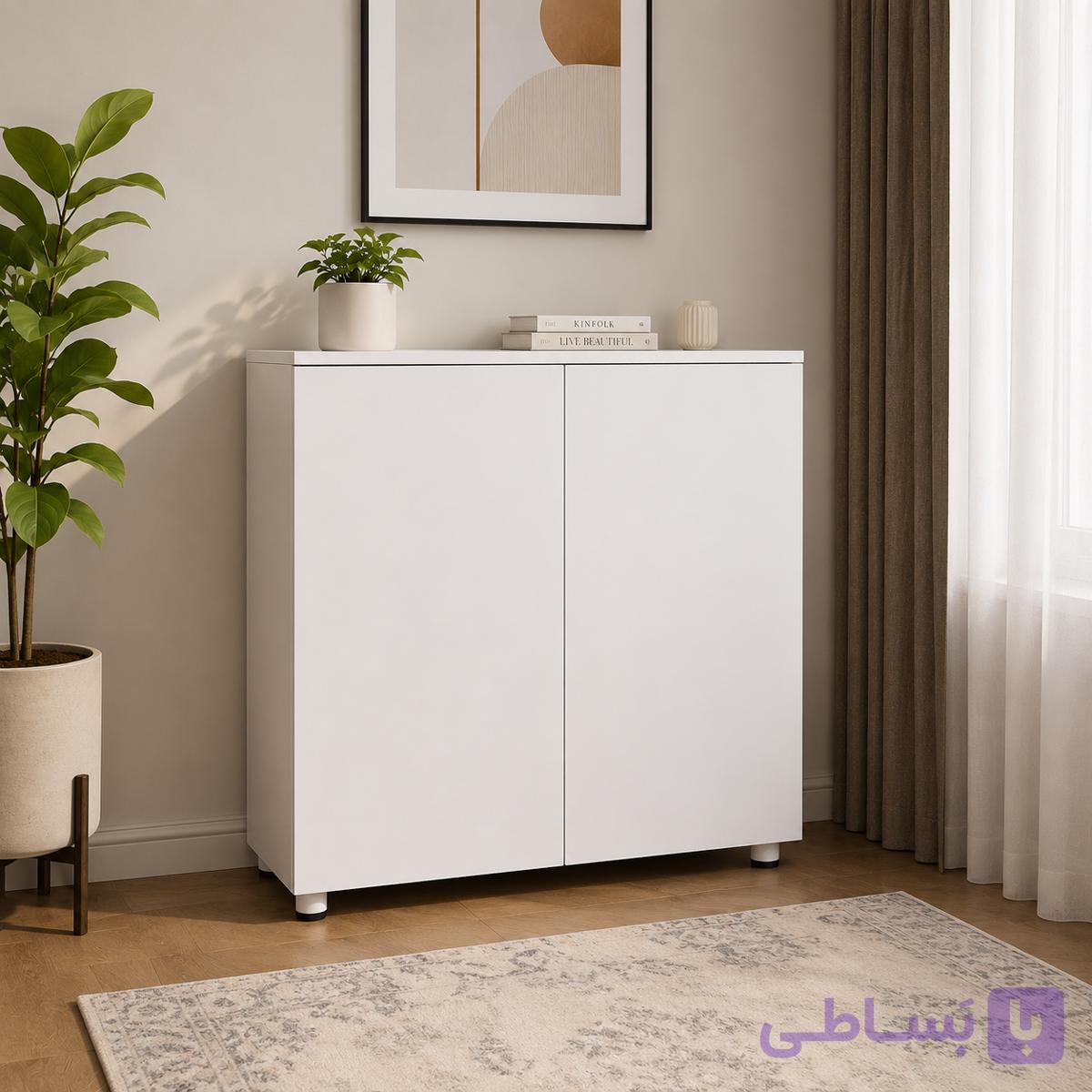 باکس کابینت دو درب MDF | طراحی مدرن و کاربردی | کابینت مازندران — تصویر 1