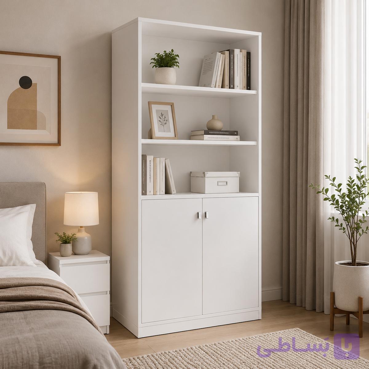 کتابخانه و کمد MDF مدرن | کابینت مازندران