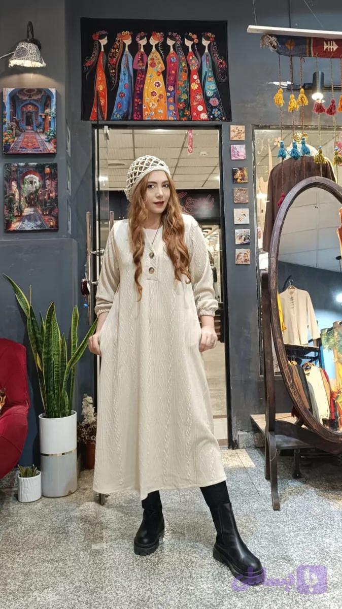 پیراهن بافت (کد I8AYJ)