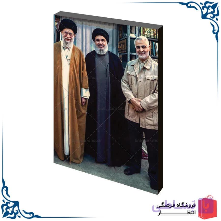 شاسی عکس سردار سلیمانی و رهبری