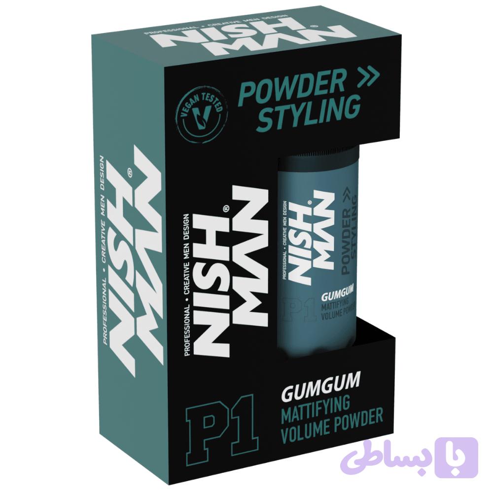 پودر حالت دهنده مو نیش مَن مدل P1 Gumgum اورجینال