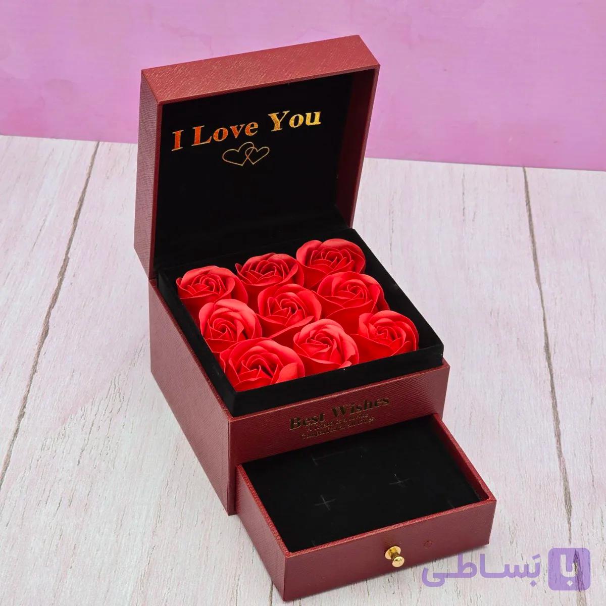 جعبه جواهرات،وارداتی،۲طبقه ،طرح Love