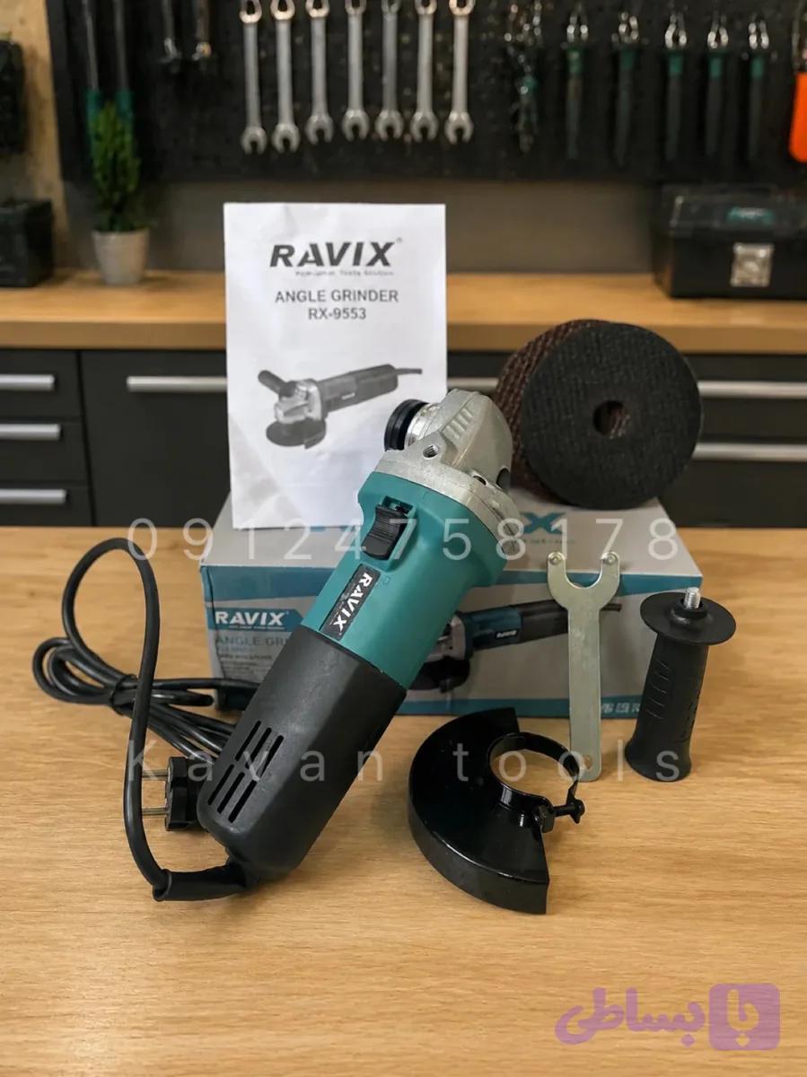 مینی فرز دسته کوتاه 800 وات راویکس مدل Rx-9553