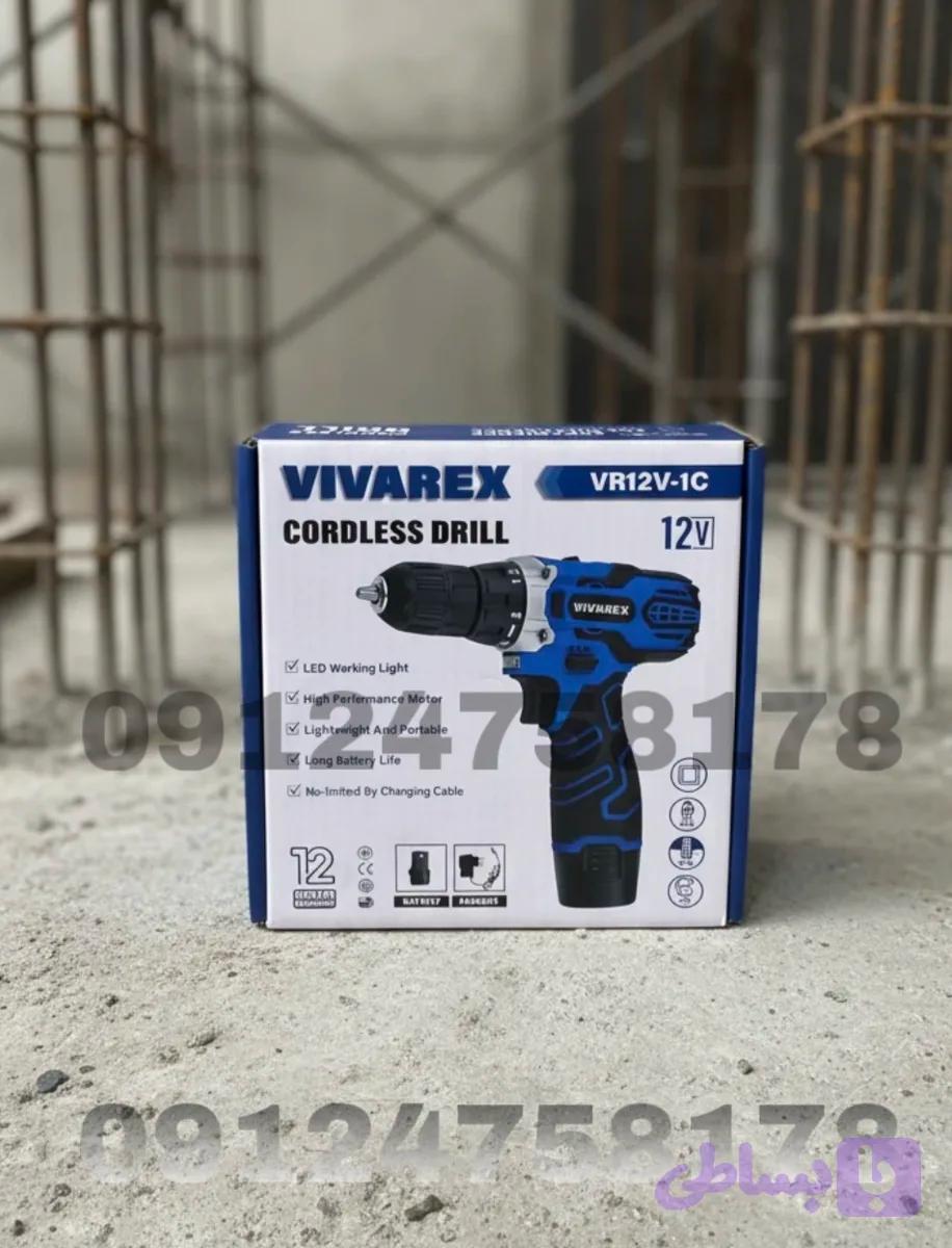 دریل شارژی12 ولت تک باطری VR12V-1C