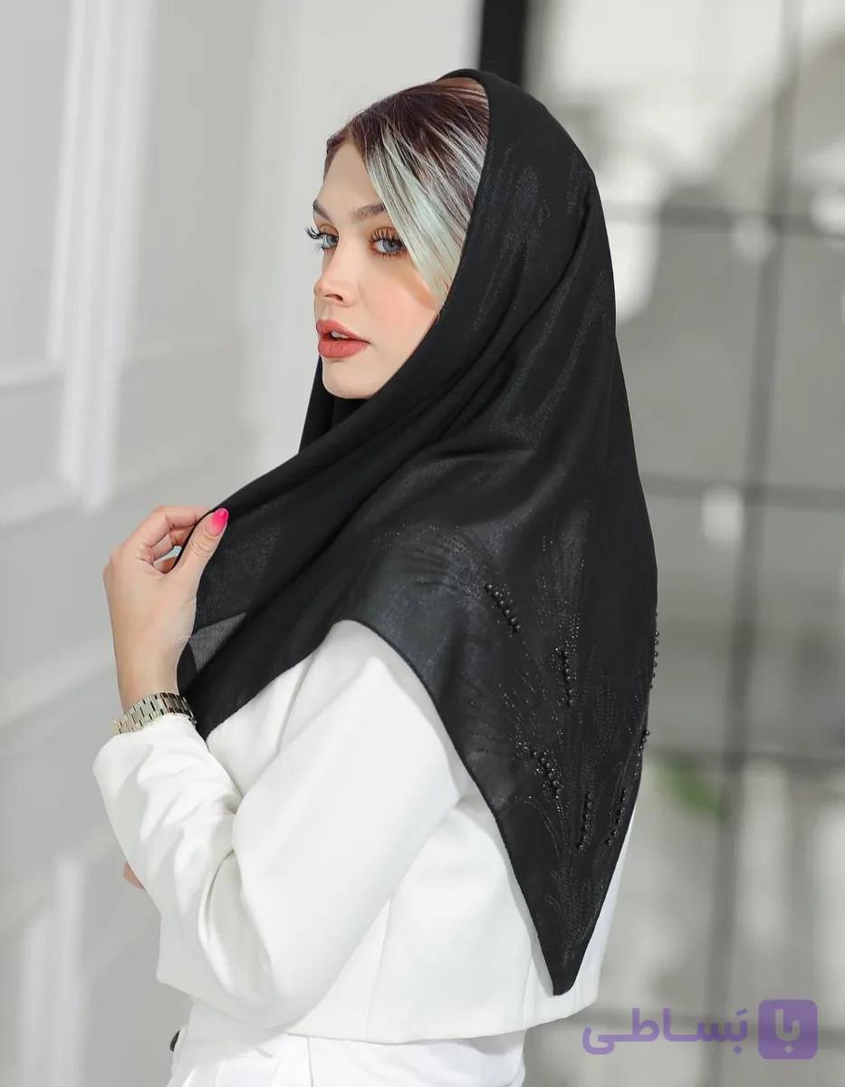 روسری دنیز کارشده طرحبندی (5 طرح)