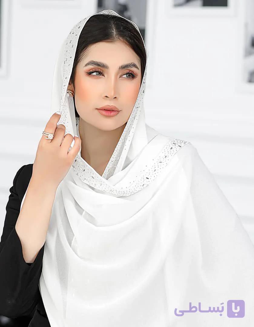 شال شکری حاشیه نگین 3 طرح