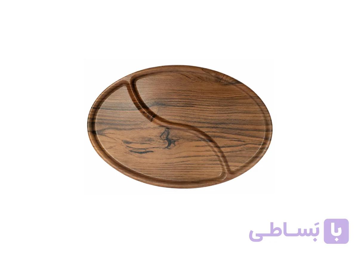 سینی مزه طرح موج دار