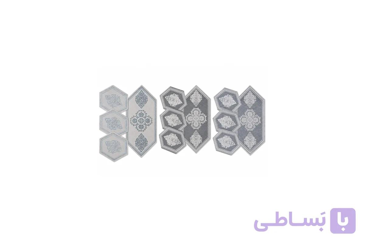 ست رومیزی چهار تیکه طرح پرواز در 3 رنگ مختف