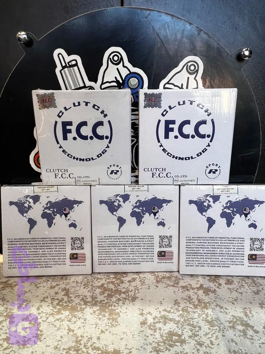 صفحه کلاچ اورجینال وارداتی ۵ تایی از برندFCC مخصوص دلتا ۲۲۵ اکسل و موتورهای مشترک