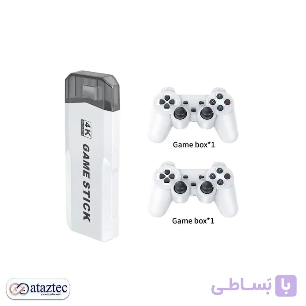 کنسول بازی M2 Game Stick | مدل رترو با دو دسته بی‌سیم و کیفیت — تصویر 1