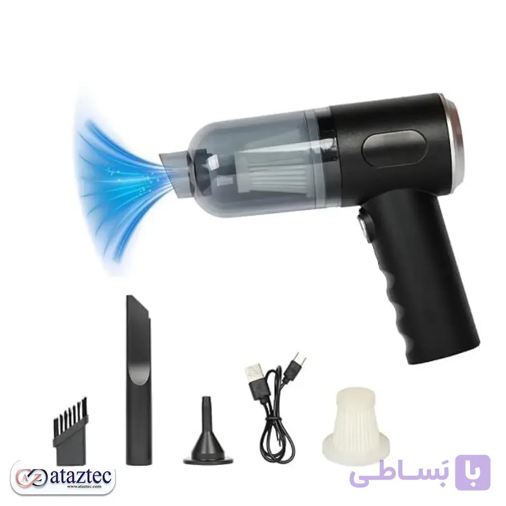 جاروی شارژی ماشین ۳ کاره مدل AS-228 | جاروبرقی خودرو چند منظوره — تصویر 1