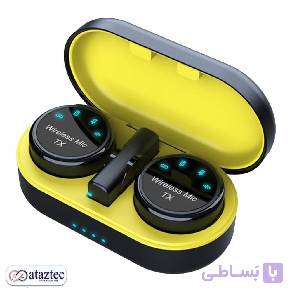 میکروفون یقه‌ای بی‌سیم S3 – صدای شفاف، حذف نویز حرفه‌ای و اتصال مغناطیسی — تصویر 1