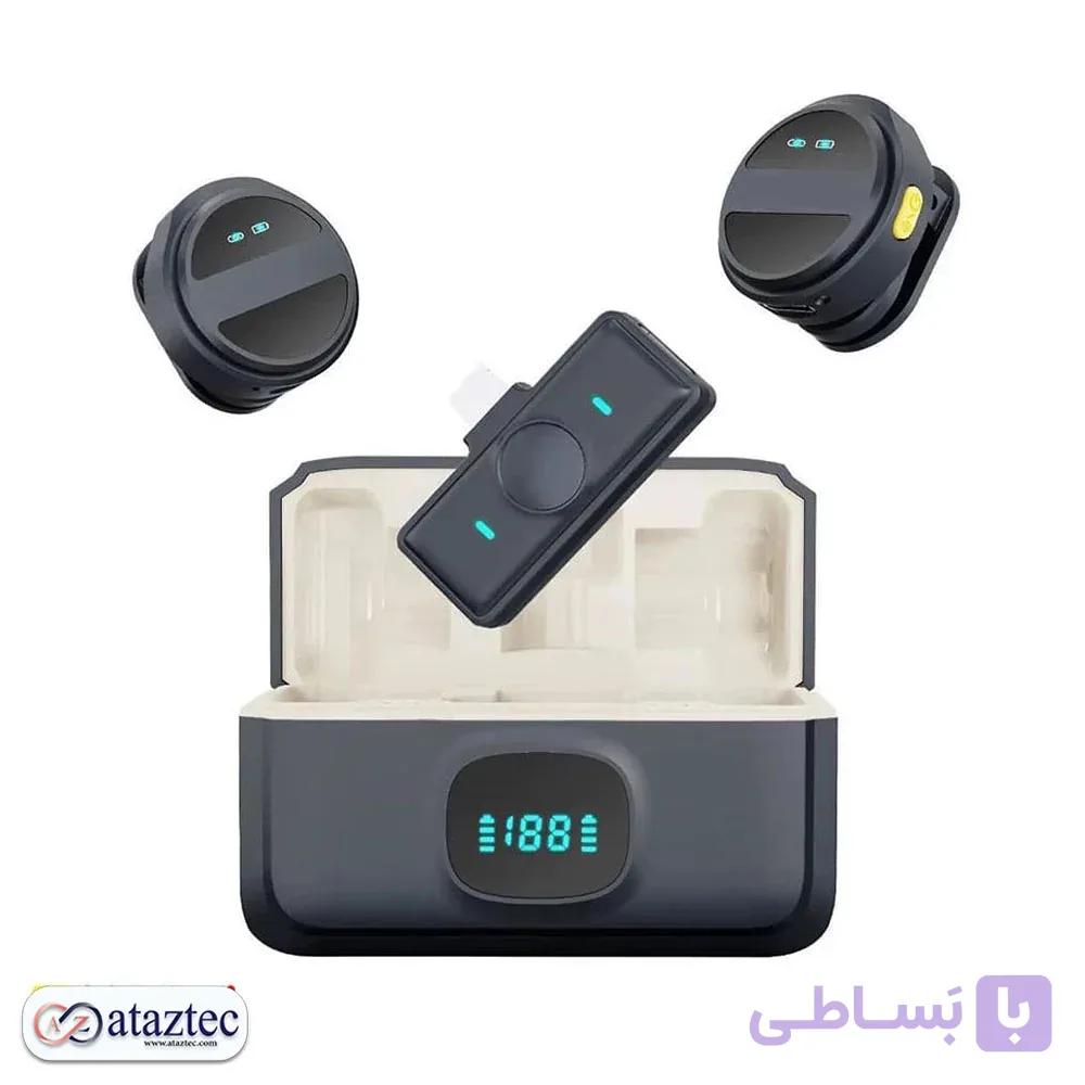 میکروفون بی‌سیم Neosail F33 | مدل Type-C و Lightning | حذف نویز هوشمند — تصویر 1