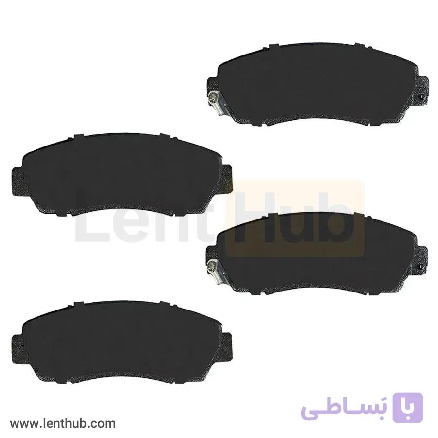 لنت ترمز جلو لنت پارس کد 1-24342 دو جفت مناسب برای تیگو 8 پرو مکس
