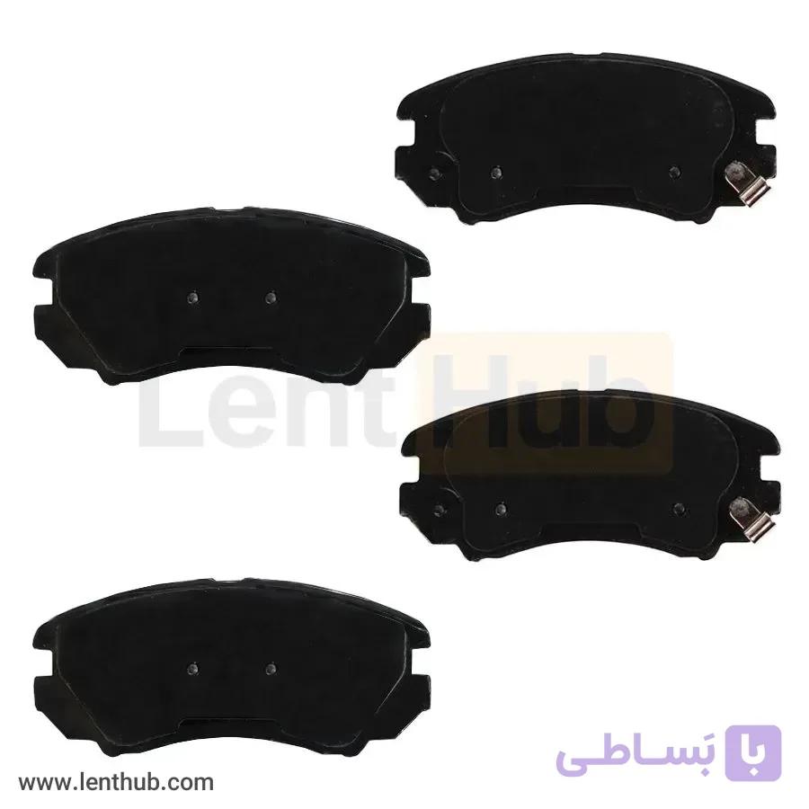 لنت ترمز جلو خودرو لنت پارس کد 23891 دو جفت مناسب برای چانگان CS35 پلاس