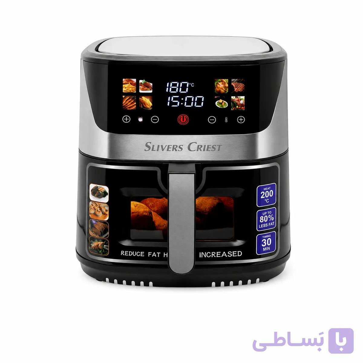 سرخ کن سیلور کرستSlivers Criest مدل SGS D6090 ظرفیت 15.5 لیتر بدون روغن