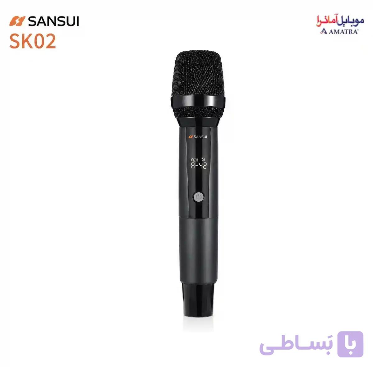 میکروفون بی‌سیم دستی مدل Sansui SK02 — تصویر 1