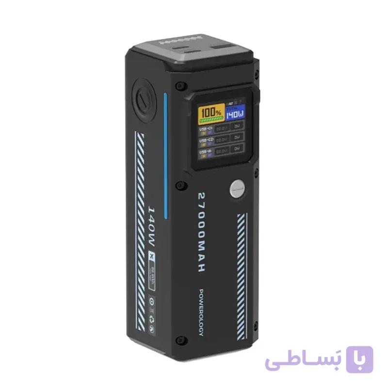 پاور بانک 140 وات پاورولوجی مدل PPBCHA83 ظرفیت 27000 میلی آمپر — تصویر 1