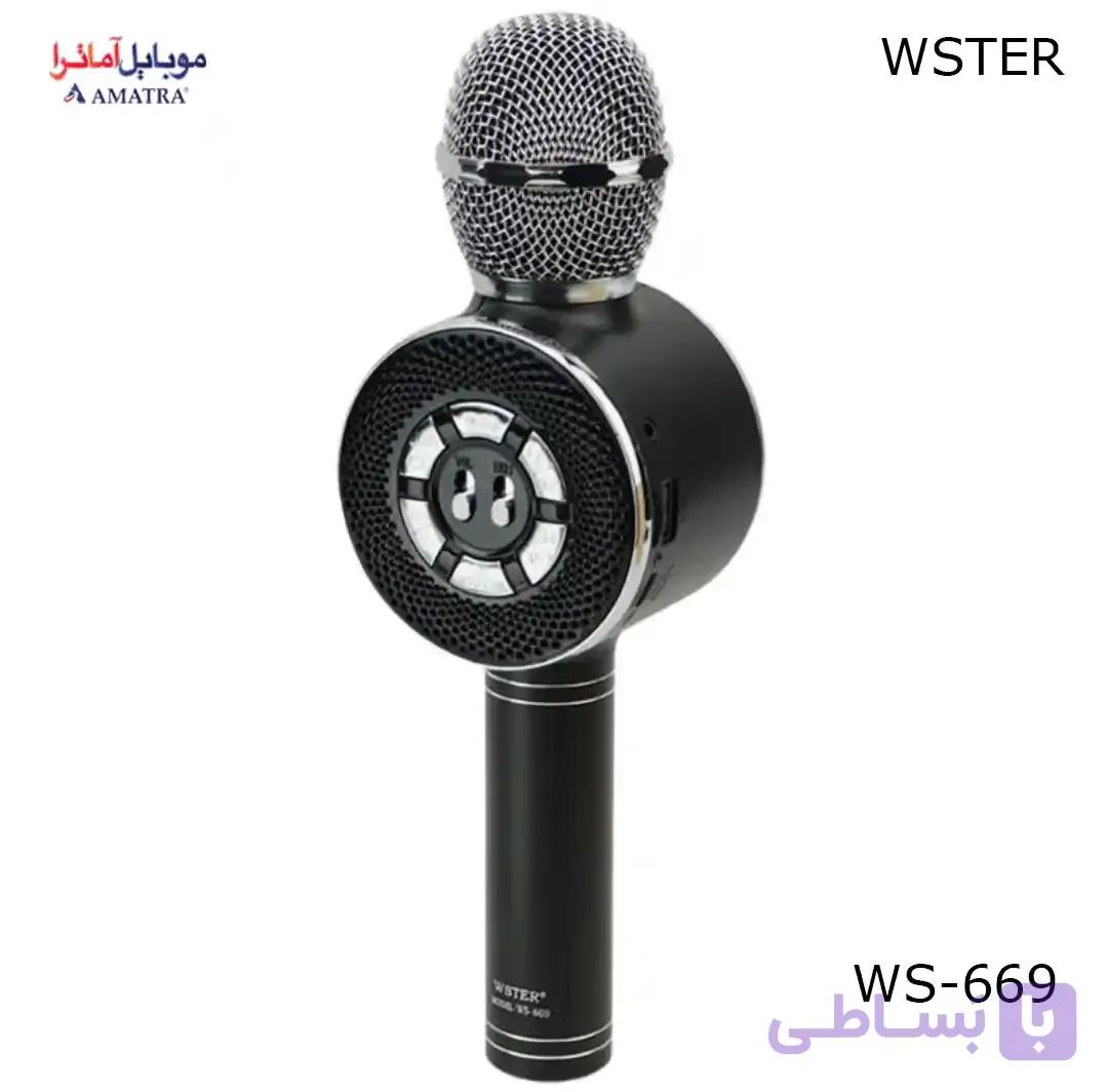 اسپیکر میکروفون بلوتوثی WSTER WS-669 — تصویر 1