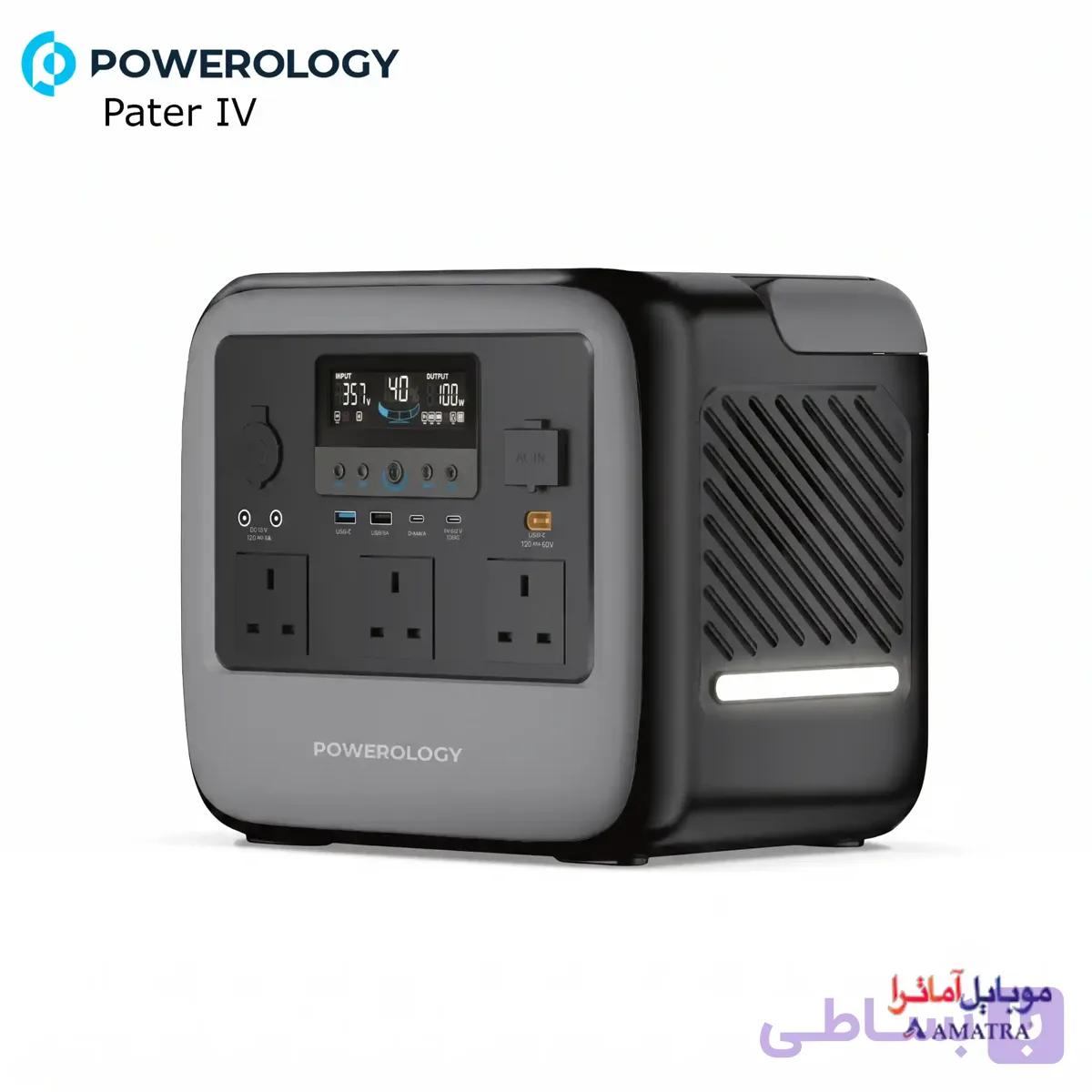 پاور استیشن پاورولوژی Pater IV 2000W ظرفیت 1102.5Wh — تصویر 1