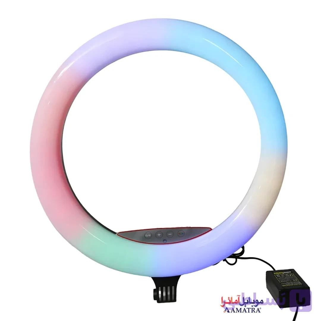 رینگ لایت ۲۲ اینچ آرجی‌بی مدل LJJ-56 RGB — تصویر 1