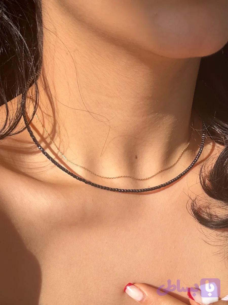 طوق تک لاین مشکی🖤👀