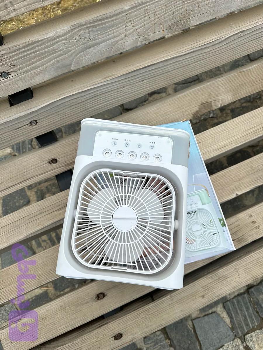 پنکه و مینی کولر شارژی رومیزی قابل حمل مدل Portable Mini Air Cooler Fan
