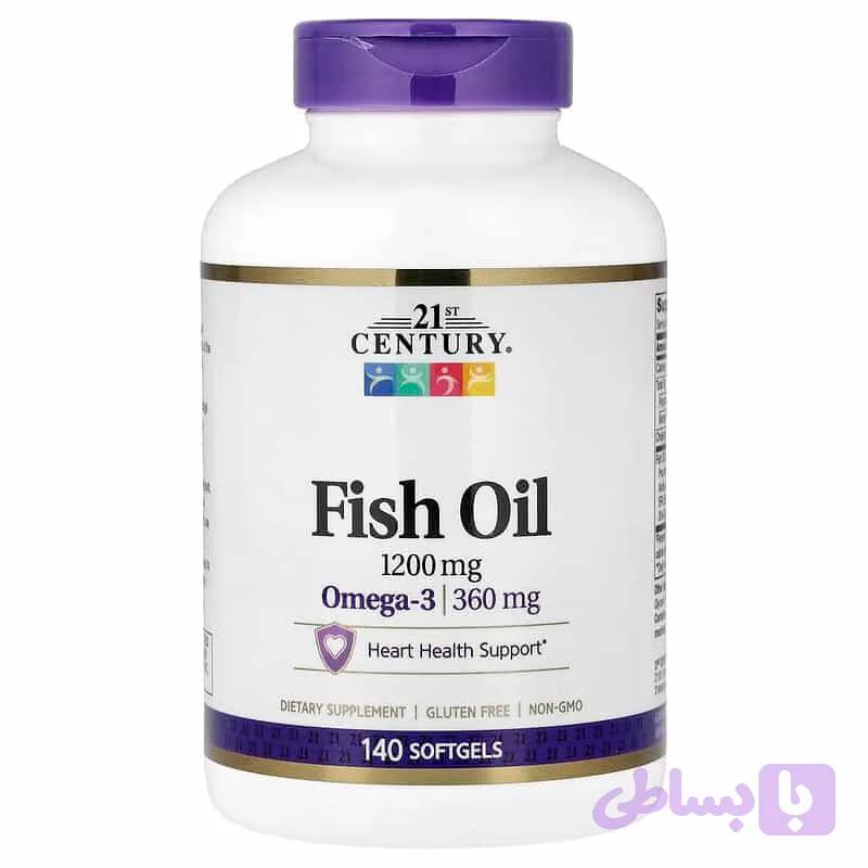 امگا 3 21 سنتری (21st Century Fish Oil 1200 mg) — تصویر 1