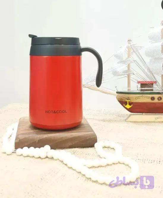 تراول ماگ داخل استیل رومیزی