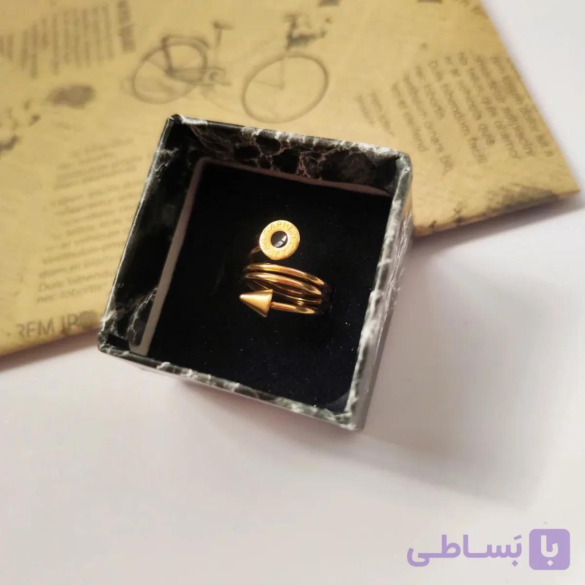 انگشتر زنانه فنری فشن آبکاری رادیوم