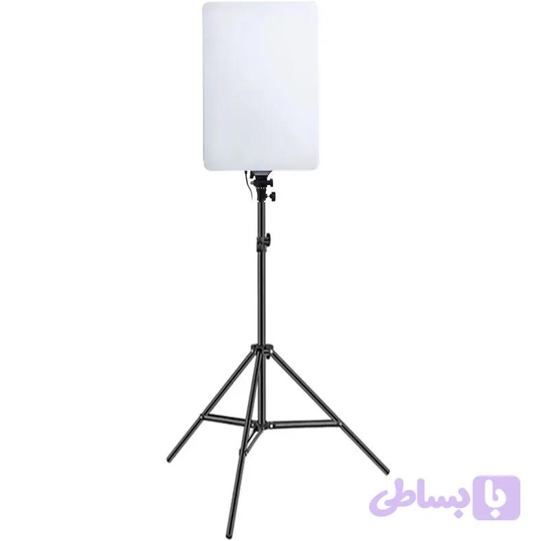 نور ثابت ال ای دی مدل PL-60K-8806 به همراه سه پایه نگهدارنده - فروشگاه مگادوربین