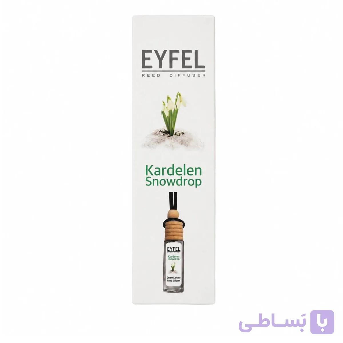خوشبوکننده آویز خودرو ایفل (Eyfel) رایحه گل برفی|Kardelen(غیر اصل)