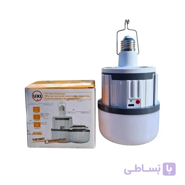 لامپ شارژی و اضطراری ۴۰ وات مدل BL-699 (دارای ۳ عدد باتری و درگاه Type-C) - فروشگاه سولارباما